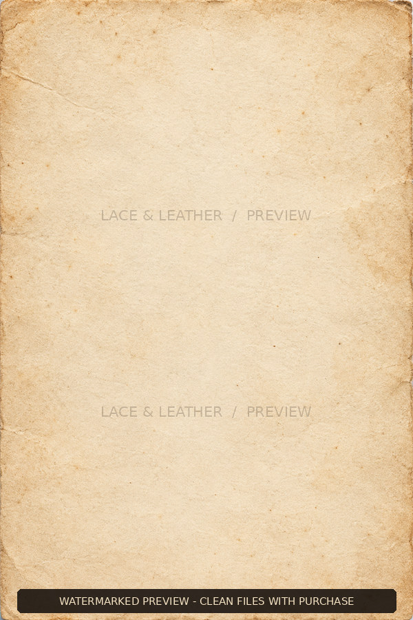 Watermarked Antiquarian’s Cabinet texture 01, aged archive paper