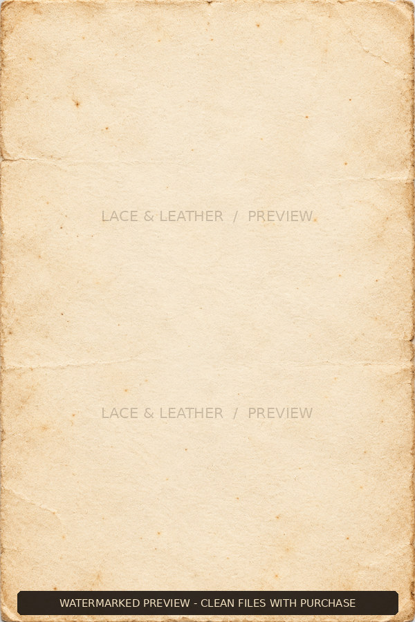 Watermarked Antiquarian’s Cabinet texture 02, aged archive paper