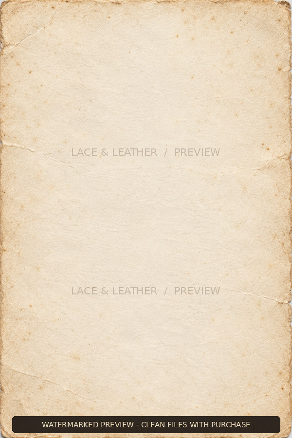 Watermarked Antiquarian’s Cabinet texture 04, aged archive paper